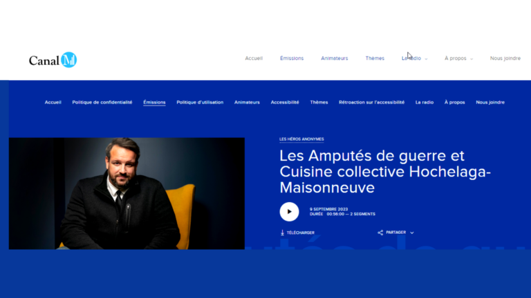 La Cuisine collective Hochelaga-Maisonneuve sur les ondes de Canal