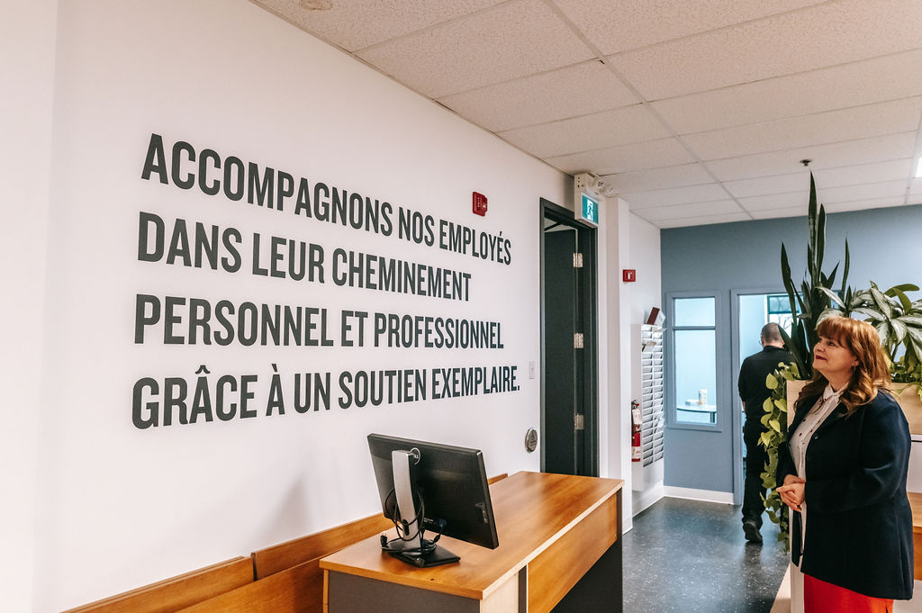 Énoncé de mission d'Axia services dans leur bureau