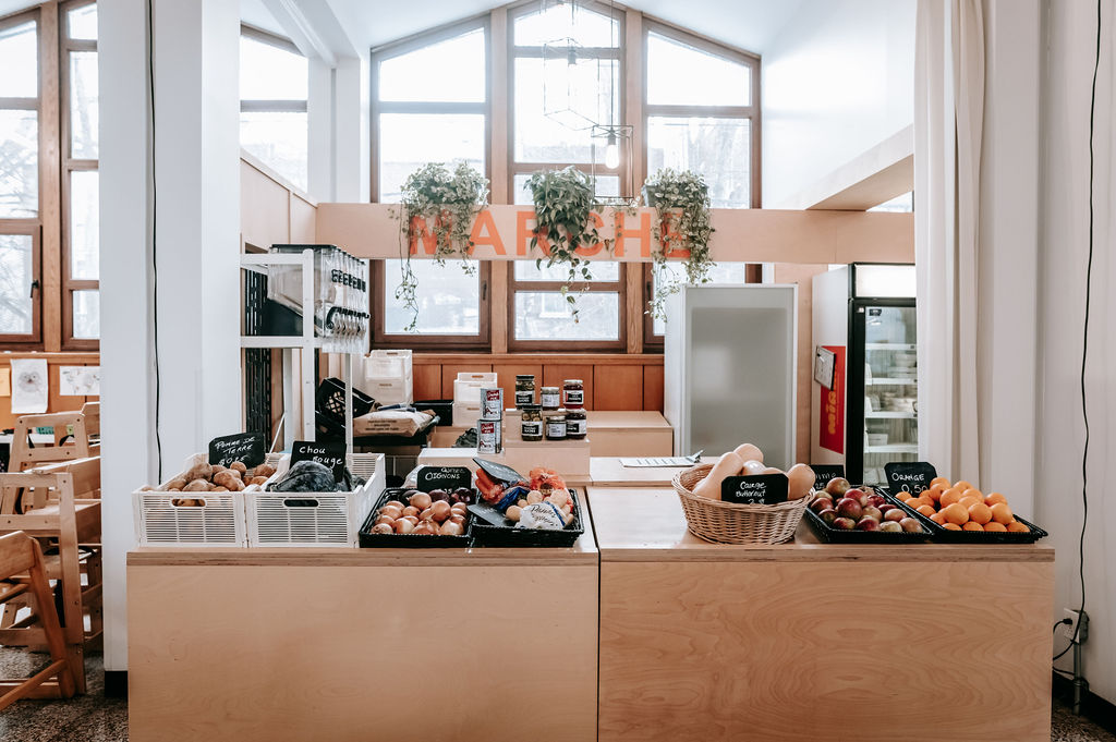 Comptoir-marché du Chic Resto Pop